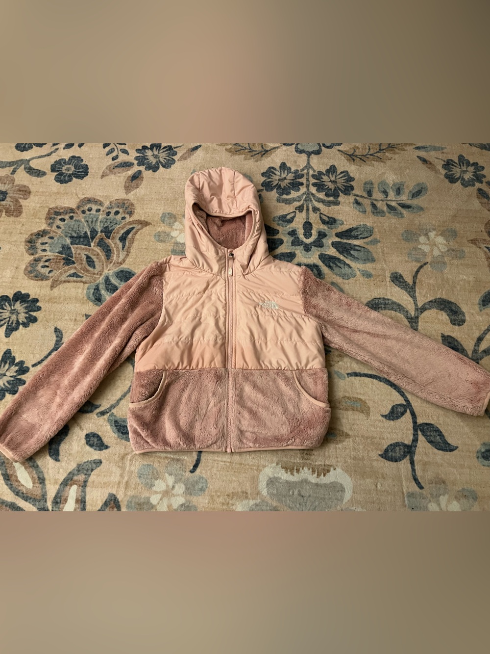 The North Face Blush Pink Plush Hooded Jacket